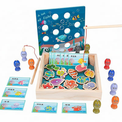 2-in-1 Magnetic Fishing Box – Deluxe Multiplayer Travel Set