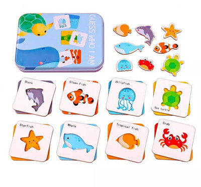 Guess Who I Am Puzzle - Sea Animals