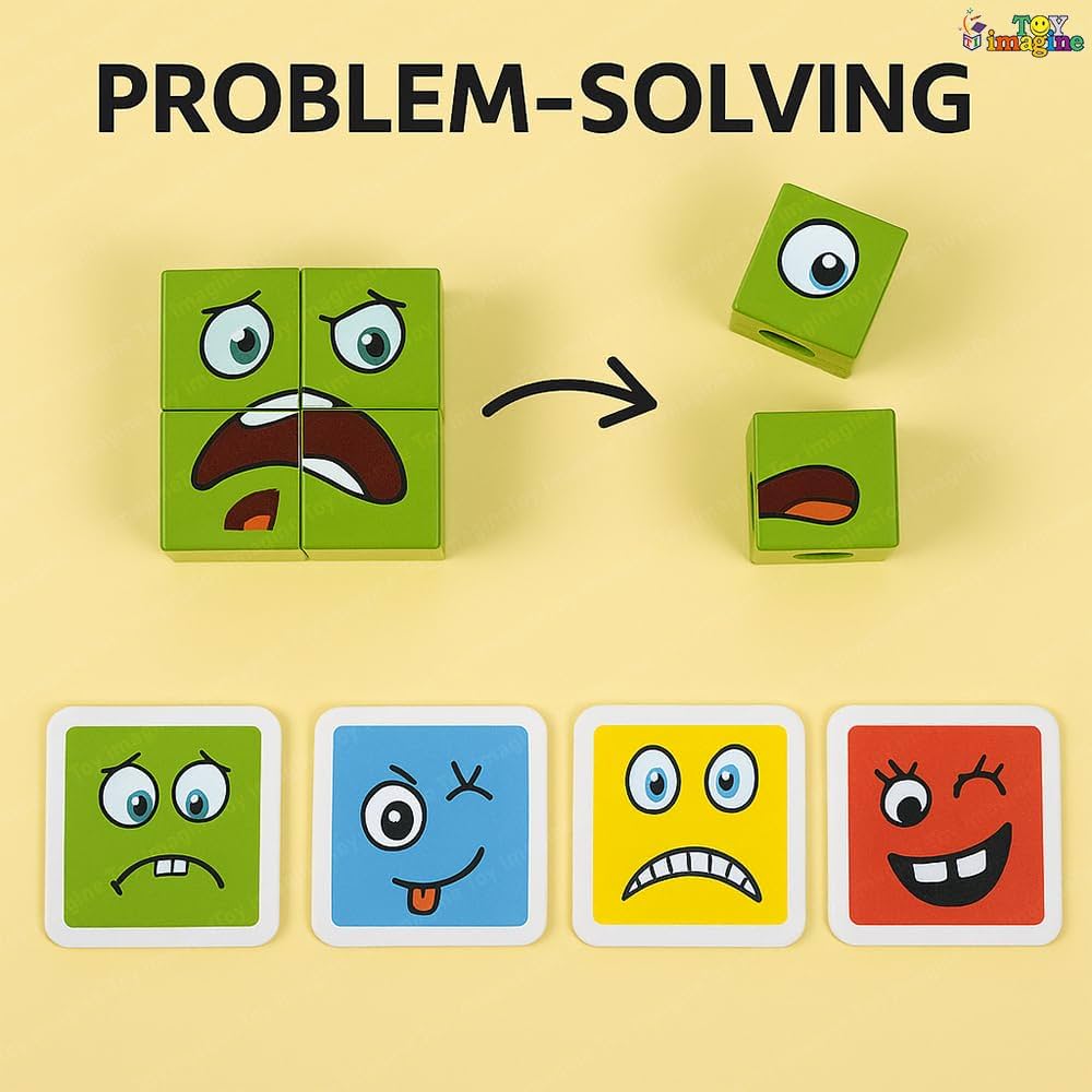 Face change challenge cubes