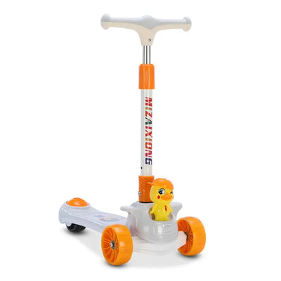 Little Duck 3-Wheel Kick Scooter Sensory Balance Toy for Kids (Ages 3-6 Years)
