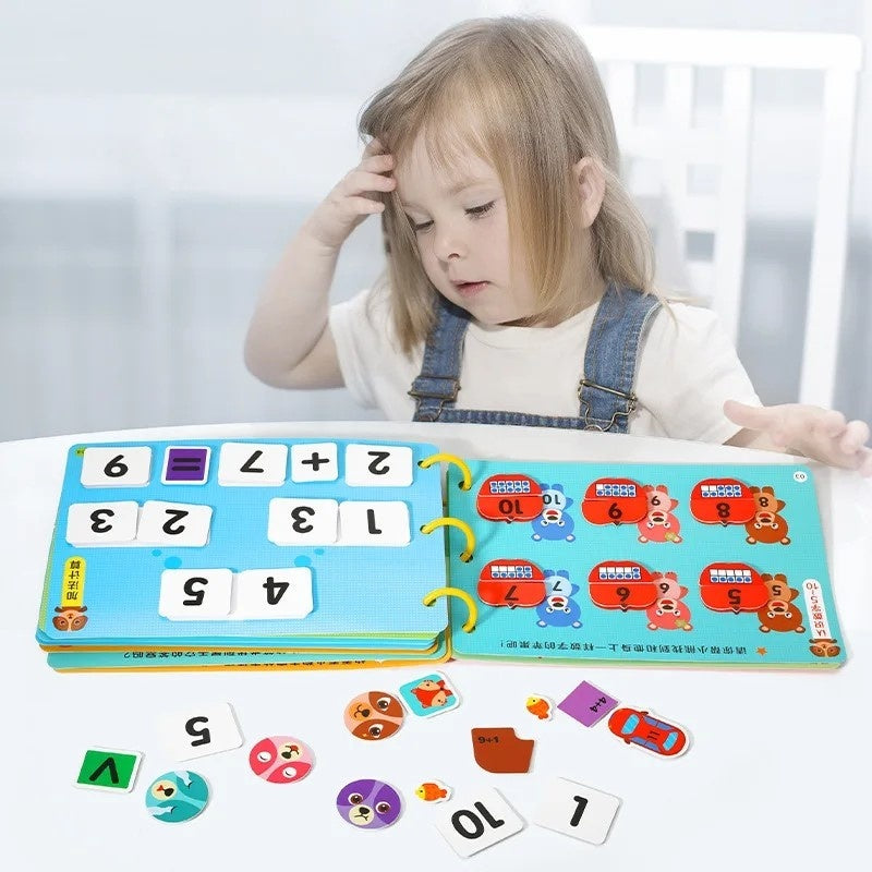 Quiet Interactive Educational Math Book
