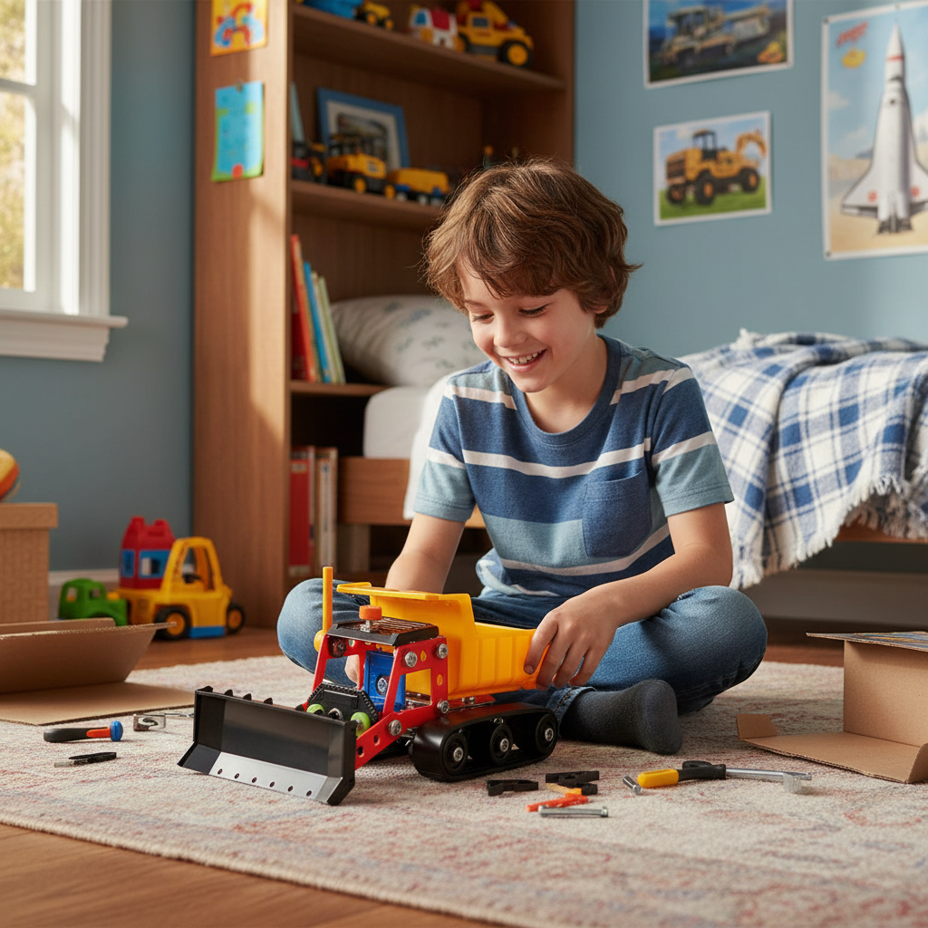 Engineering Snow Plow DIY STEM Construction Kit for Kids (Ages 6-12)