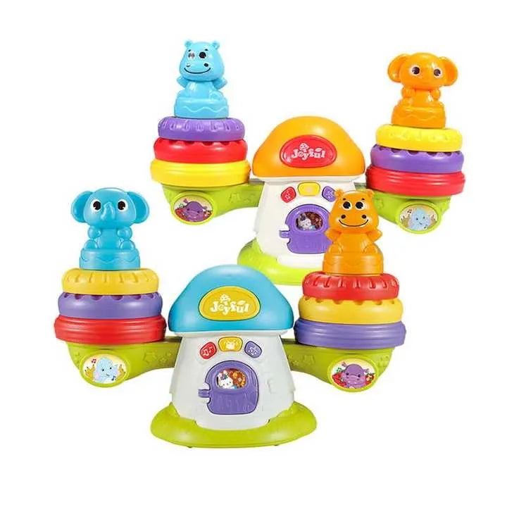 Keep balance stacking musical toy