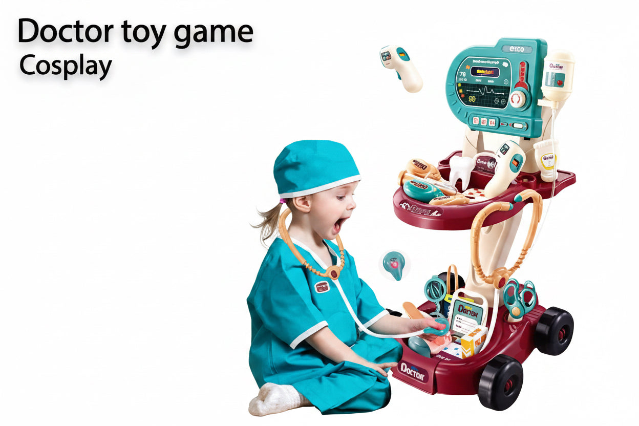 Junior Surgeon 24-Piece Medical Center – Light-Up Interactive Doctor Set