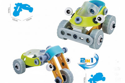 Build And Play Plastic Meccano 2 in 1 ( 53 Pieces)