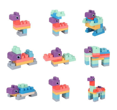 20-Piece Silicone Building Blocks – Safe & Flexible Set