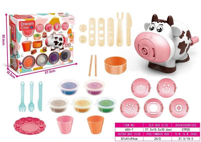 DIY Dream Clay Cow Set | Ages 3+ | Inspire Sensory Art & Fine Motor Mastery