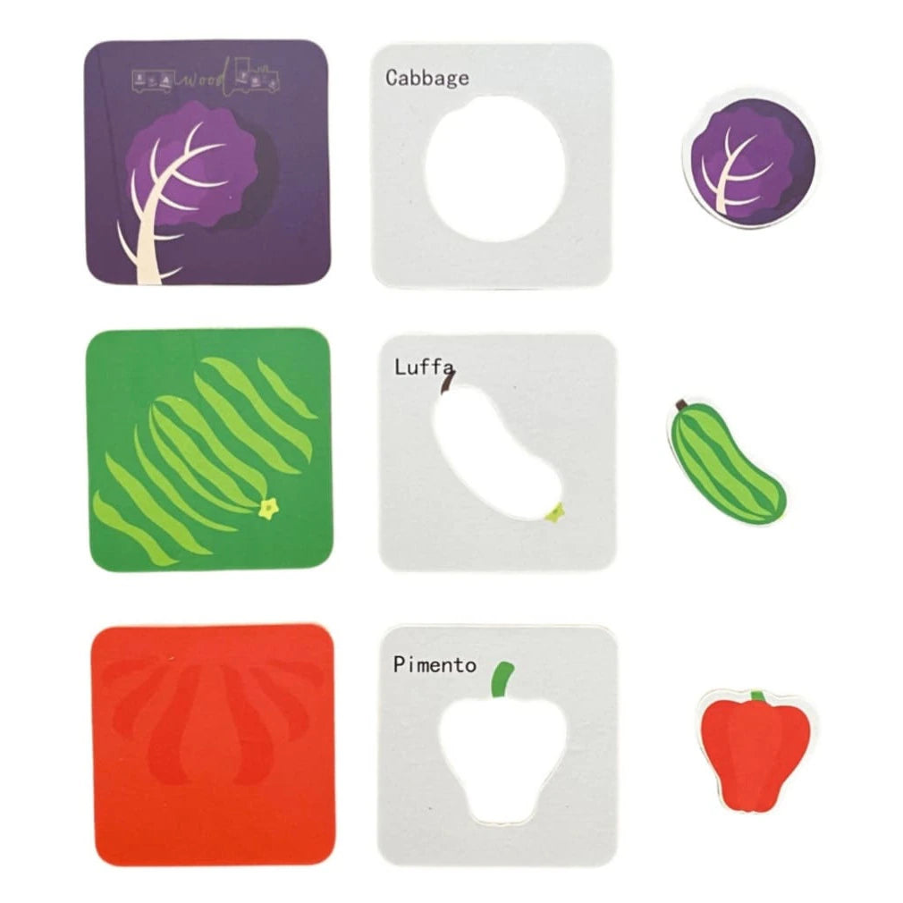 Guess Who I Am Puzzle - VEGETABLES