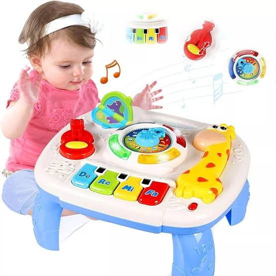 Musical multifunctional learning table