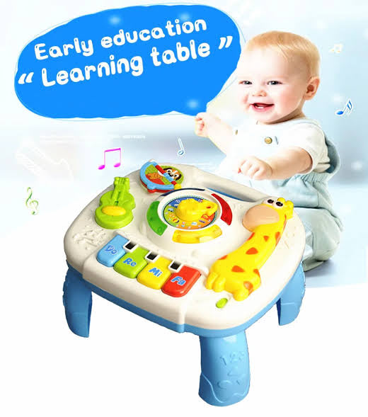 Musical multifunctional learning table