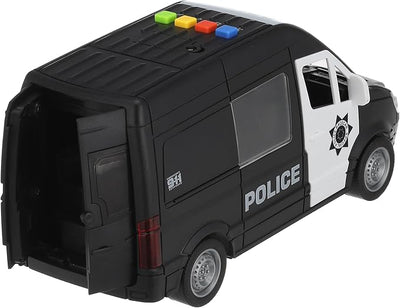 1:16 Scale Friction-Powered Police Van | Ages 3+ | Develop Motor Skills & Social Understanding