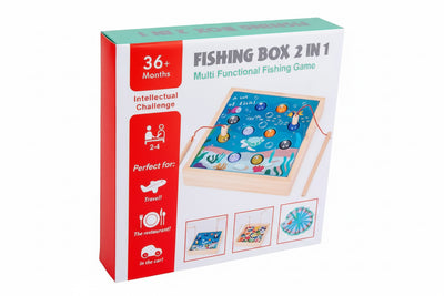 2-in-1 Magnetic Fishing Box – Deluxe Multiplayer Travel Set