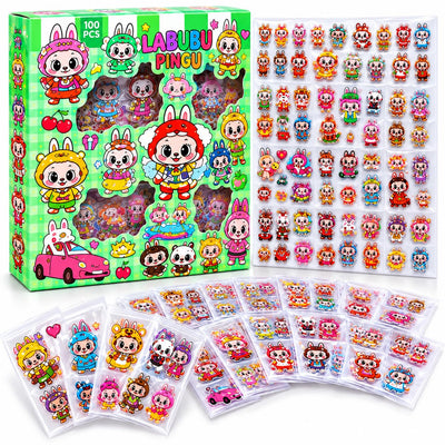 Labubu & Pingu Mystery Mini Figure Blind Box Collectible Playset (Ages 3+)