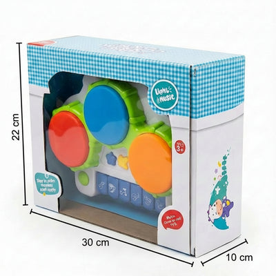 2-in-1 Musical Symphony Drum & Piano | Ages 3+ | Master Rhythmic Patterns & Auditory Coordination