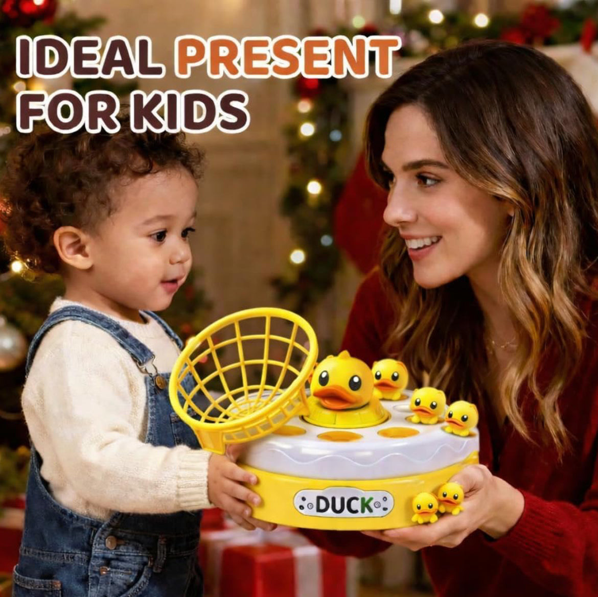 Bouncing Duck Catcher Game – Musical Rotating Action & Skill Set
