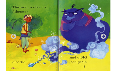 The Genie in the Bottle | Usborne First Reading Paperback Book