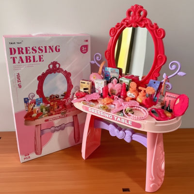 Royal Princess Pink Dressing Table – 46-Piece Beauty & Role-Play Set