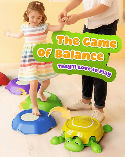 Sea Turtle Balance Stepping Stones – Interactive Sensory Obstacle Course