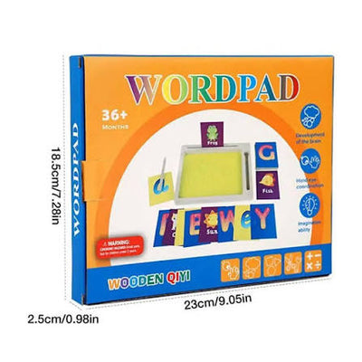 Wooden Montessori Sand wordpad toy