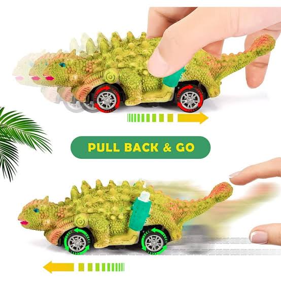 DIY Dinosaurs painting kit and pull back cars 2 in 1
