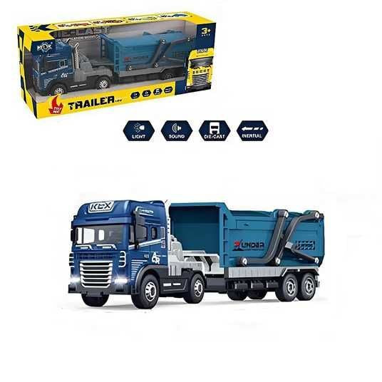 1:24 Die-Cast Metal Construction Transporter – Light & Sound Series