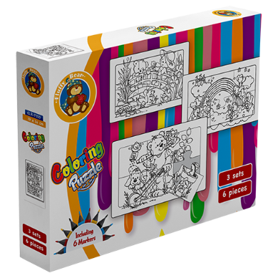 Coloring Puzzle Bears 3 sets