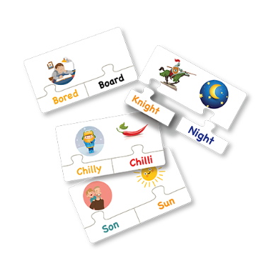 Match & Learn – Homophones Flashcards