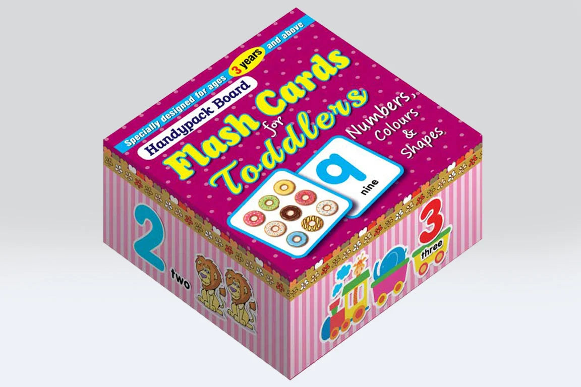 Mind To Mind® Flash Cards for Toddlers – Numbers, Colours & Shapes (Ages 3+ Years)