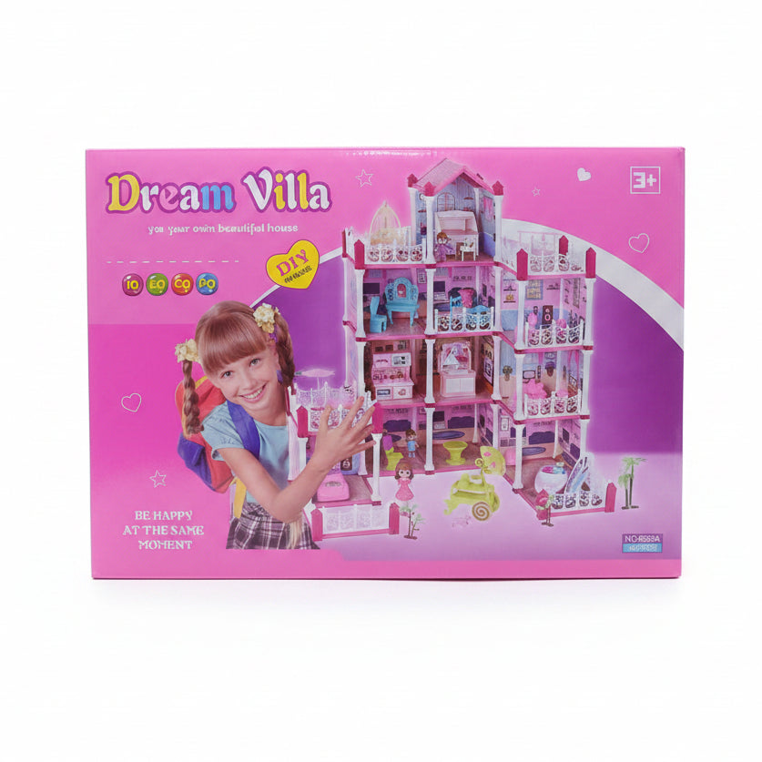 DIY Dream Villa Mansion Playset | Ages 3+ | Foster Architectural Design & Fine Motor Skills