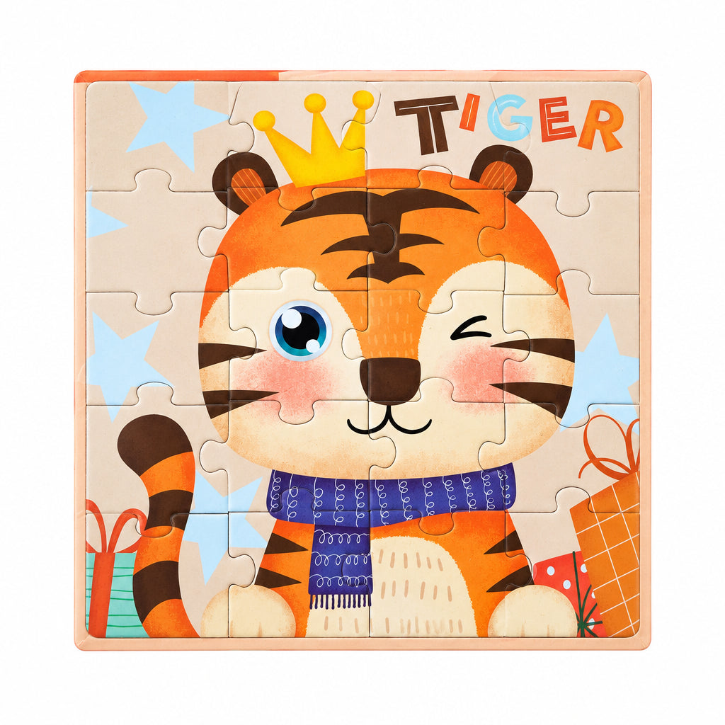3-in-1 Cute Animals Magnetic Progressive Puzzle Book for Kids (Step 3)