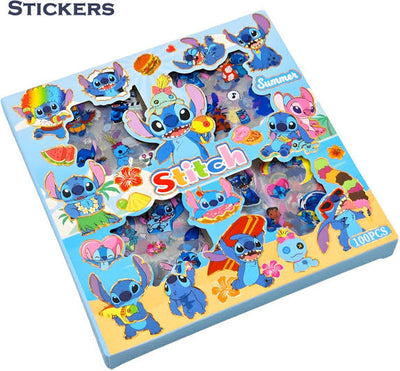 Lilo & Stitch 100-Piece Non-Repeating Decorative Sticker Gift Box Set (Ages 3+)