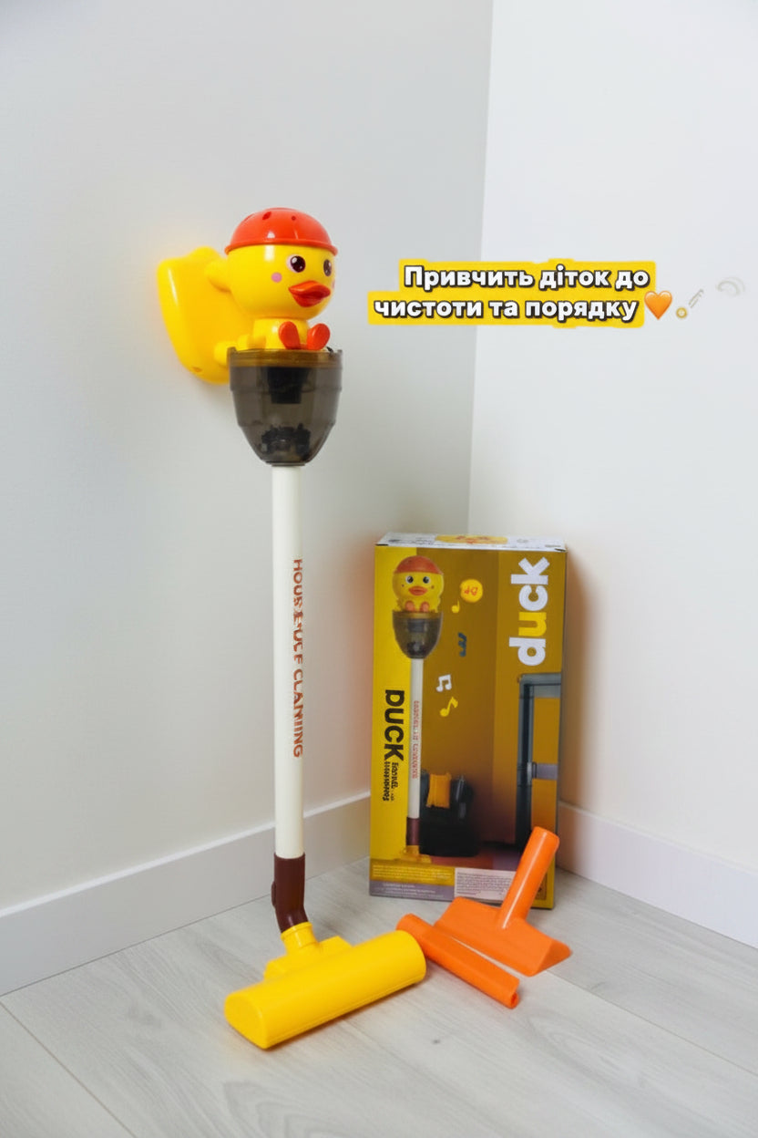 Duck Fun Interactive Vacuum Set | Ages 3+ | Foster Life Skills & Motor Coordination