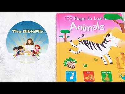 100 Flaps to Learn Animals Interactive Lift-the-Flap Board Book for Toddlers & Kids (Ages 1–4)