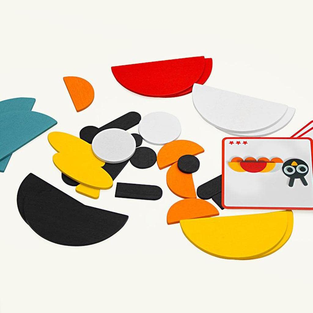 Animal wooden pattern blocks ( Geonimo )