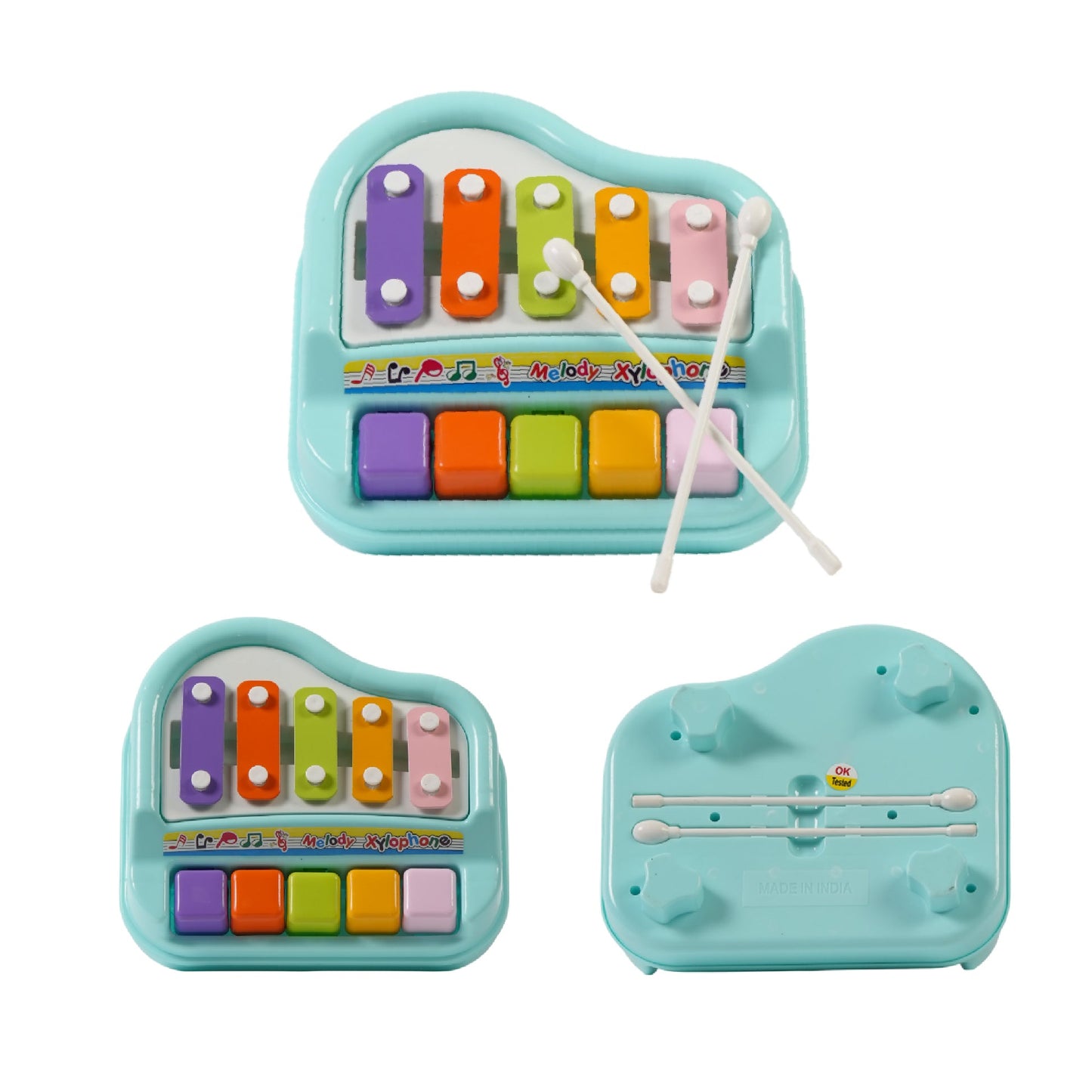 2 in 1 Musical xylophone & Piano ( 5 vocal notes)