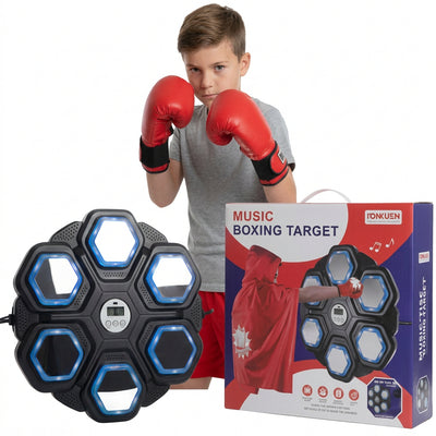 Smart Electronic Music Boxing Target Machine Set for Kids & Teens (Ages 8+)