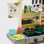 46 Piece Kitchen Toy for Children: Stove with Water Sink, Light and Steam Sound