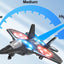 2.4GHz Remote Control Glider Airplane with Light - Mini Drone.