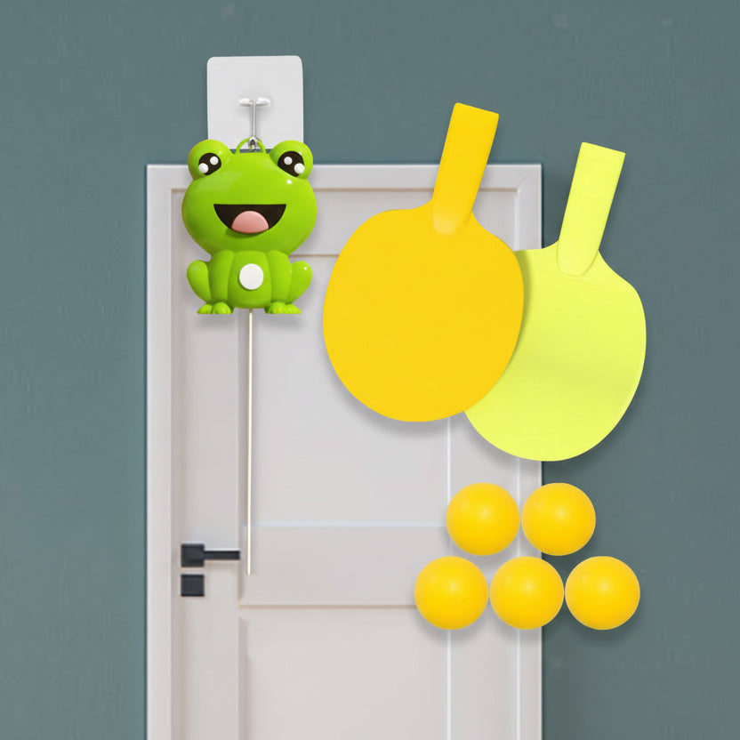 Froggy Hanging Table Tennis Trainer – Indoor Action & Reaction Game
