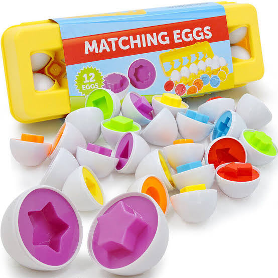 Matching eggs set- 24 pieces