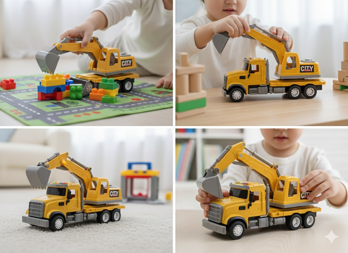 Friction-Powered Construction Loader