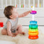 Grow Up Spinning Stacking Toy – Colorful Ring Spinner for Toddlers 12M+
