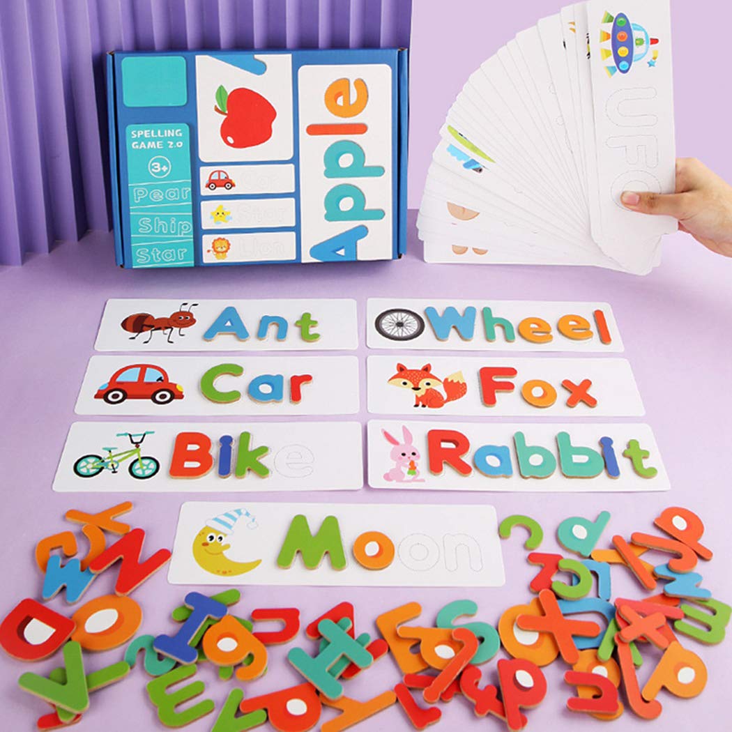 English Spelling & Alphabet Discovery Set – 66-Word Vocabulary Game