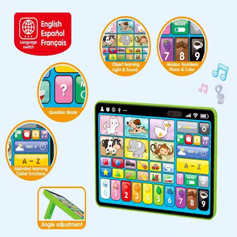 My First Learning Tablet – 3-in-1 Multilingual Interactive Discovery Pad
