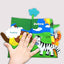 Jungle friend soft cloth baby book