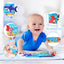 3D Baby Cloth Book – Ocean Animals Sensory Soft Book (6 Pages, Blue)