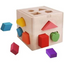 Montessori Wooden Shape Sorter Cube