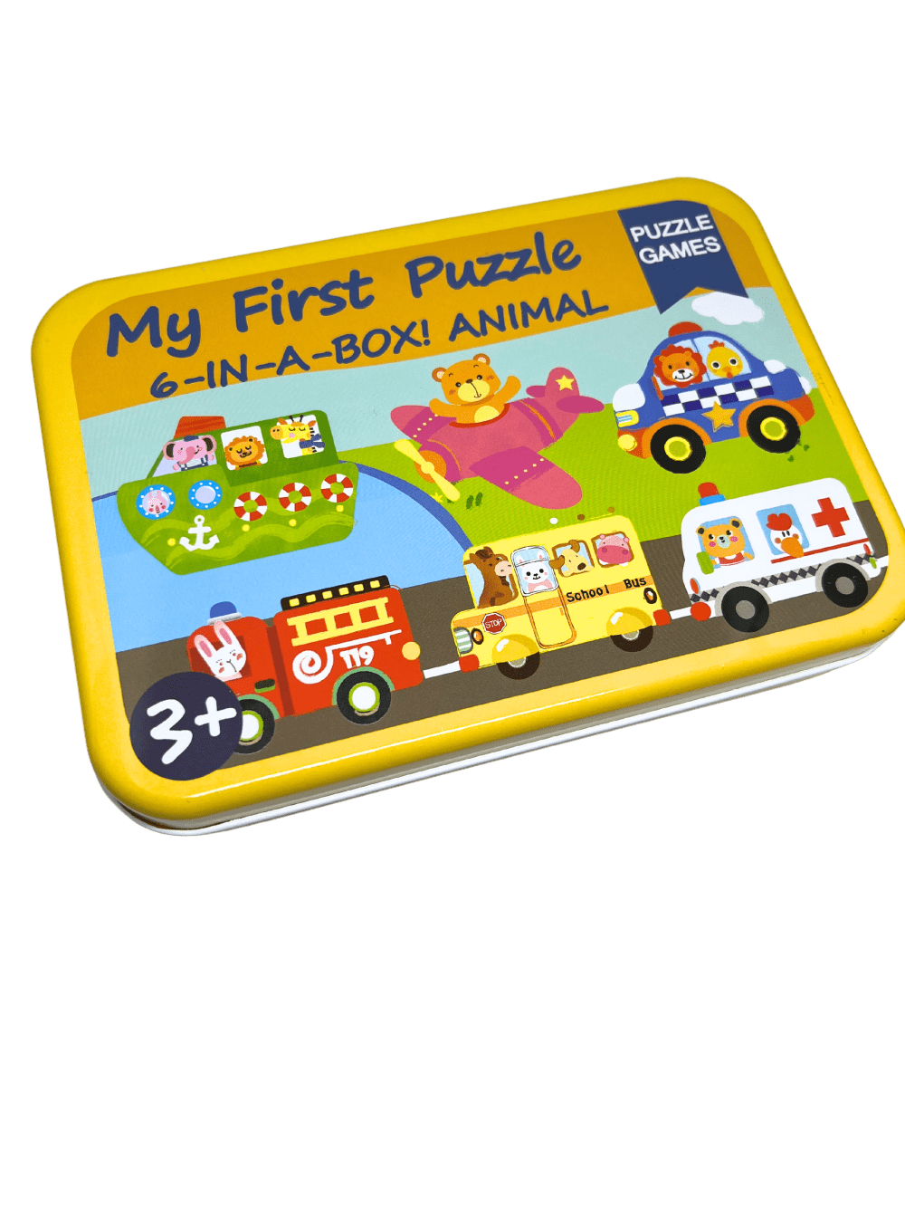 My First Puzzle 6 in 1- Animals & Transportation