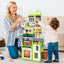 46 Piece Kitchen Toy for Children: Stove with Water Sink, Light and Steam Sound