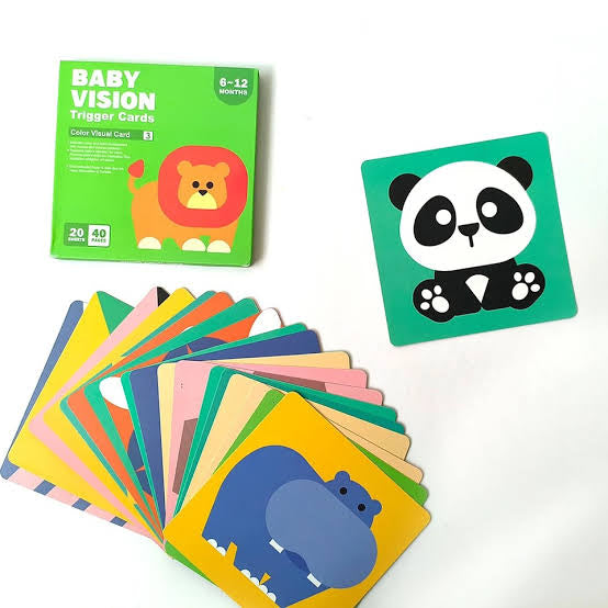 Infant Vision Trigger Cards (Level 2) – Color & Pattern Recognition Set